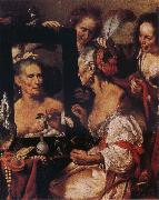 Bernardo Strozzi Vanitas Allegory oil